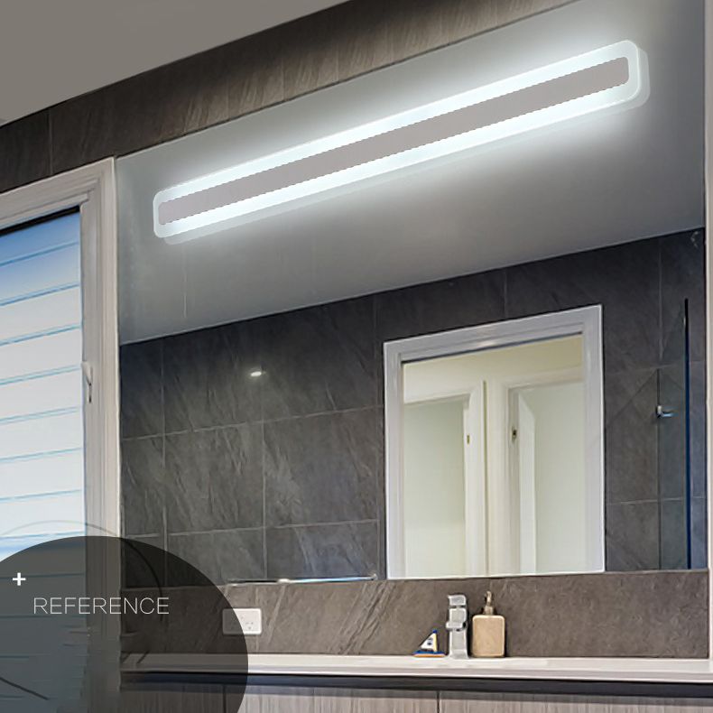 Metal linear Shade Wall Lights Modern 1 Head Wall Mount Fixture in White