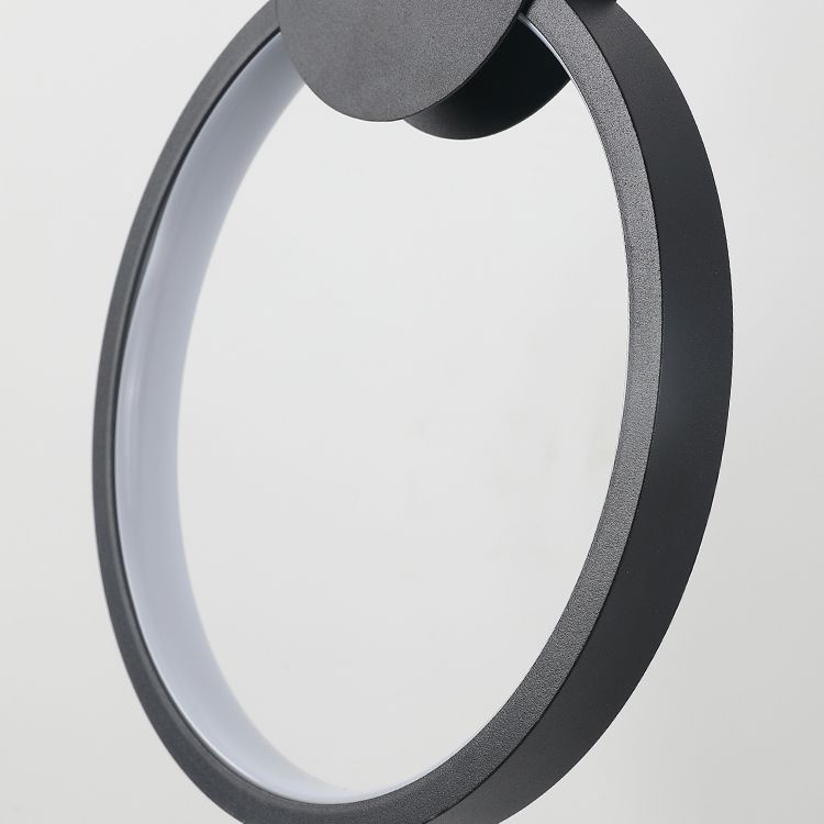 Silicone Black Led hangende lamp in moderne artistieke stijl aluminium lineaire hanglamp voor slaapkamer