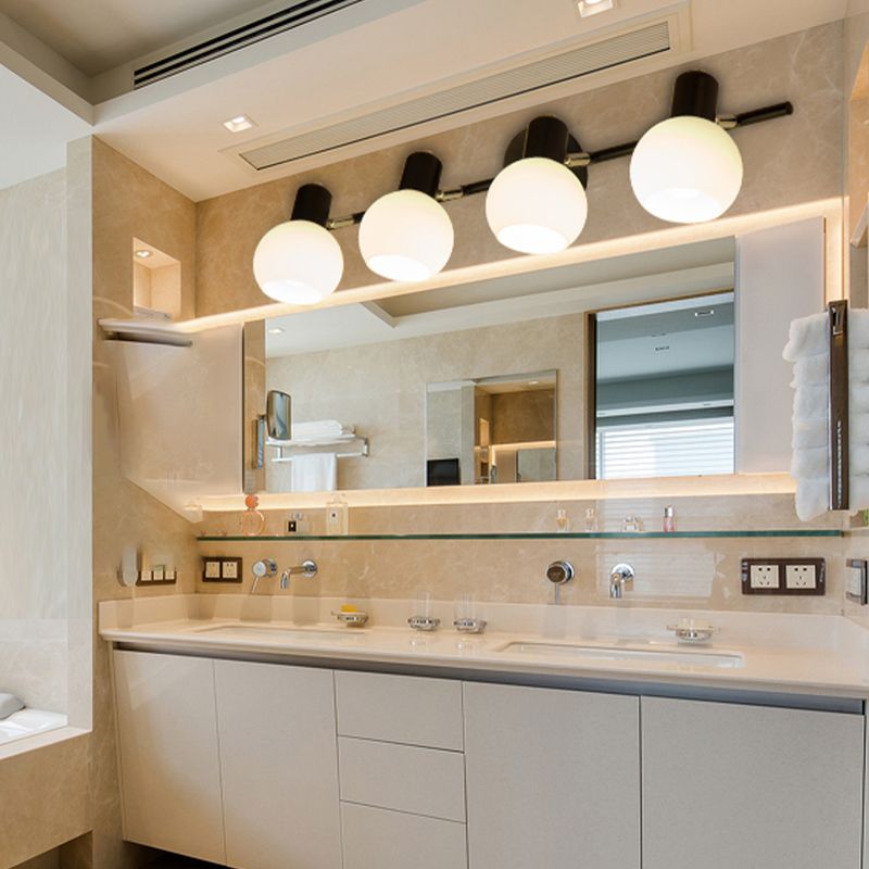 Sfere per il bagno di lampada con applique da bagno in stile minimalista illuminazione da parete
