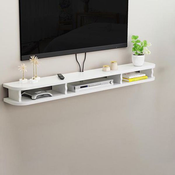 Scandinavian TV Media Stand Floating Engineered Wood TV Console