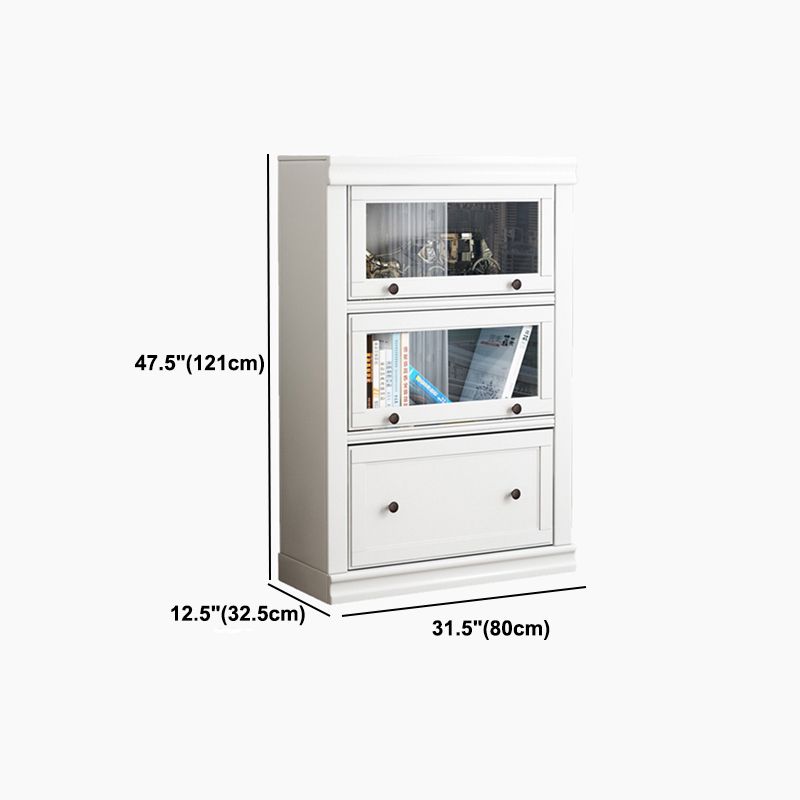 Libreria di barrister in legno con cassetto