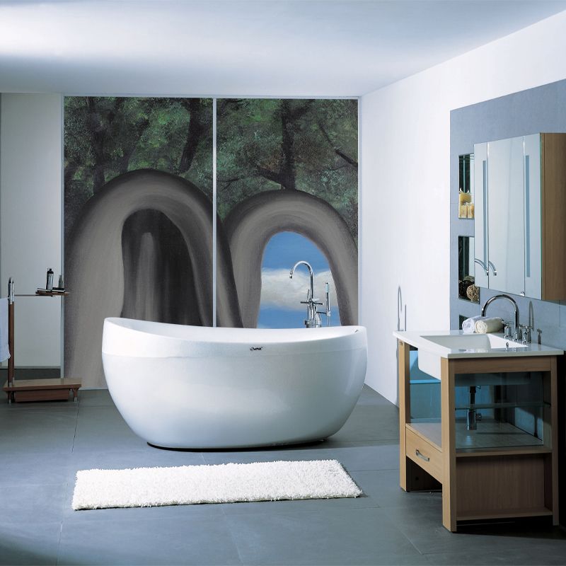Illustration Arch Wallpaper Murals Full-Size Wall Covering for Living Room, Made to Measure