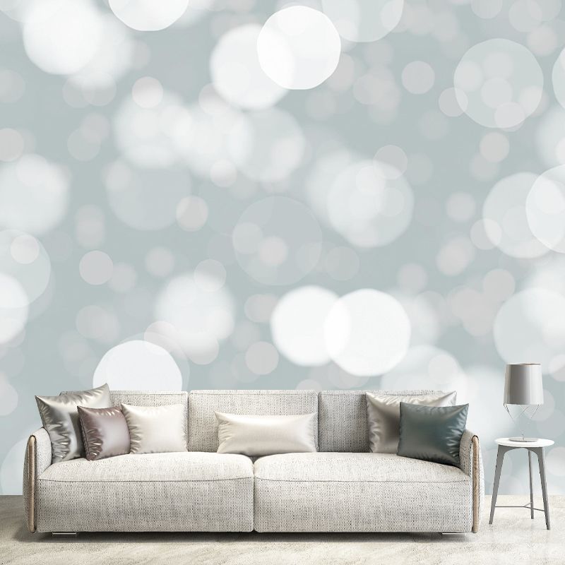 Bokeh Mural Wallpaper Moisture Resistant for Dining Room Wall Decor