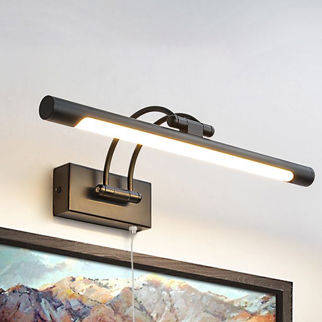 LED Mirror Front Light Modern Simple Vanity Light with Plastic Shade for Bathroom