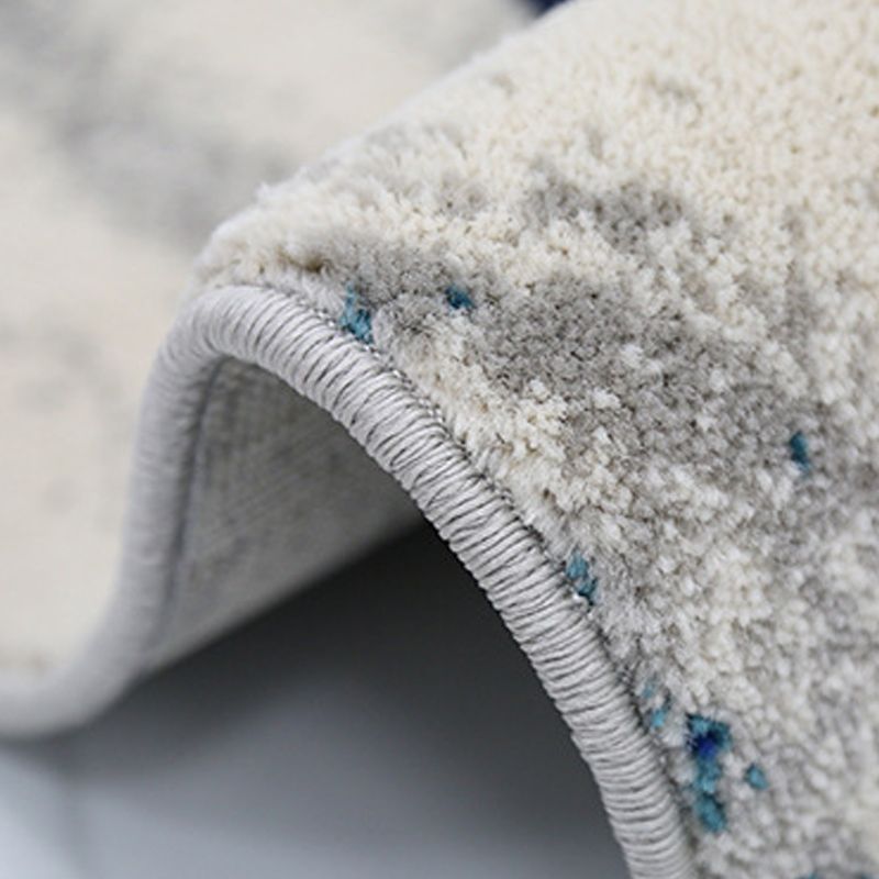 Grijs modern tapijten polyester abstract patroon tapijt niet-slip achterste tapijt voor woningdecoratie