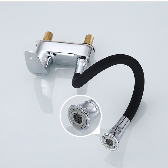 Modern Style Vessel Faucet Copper Single Handle High Arc Vessel Faucet