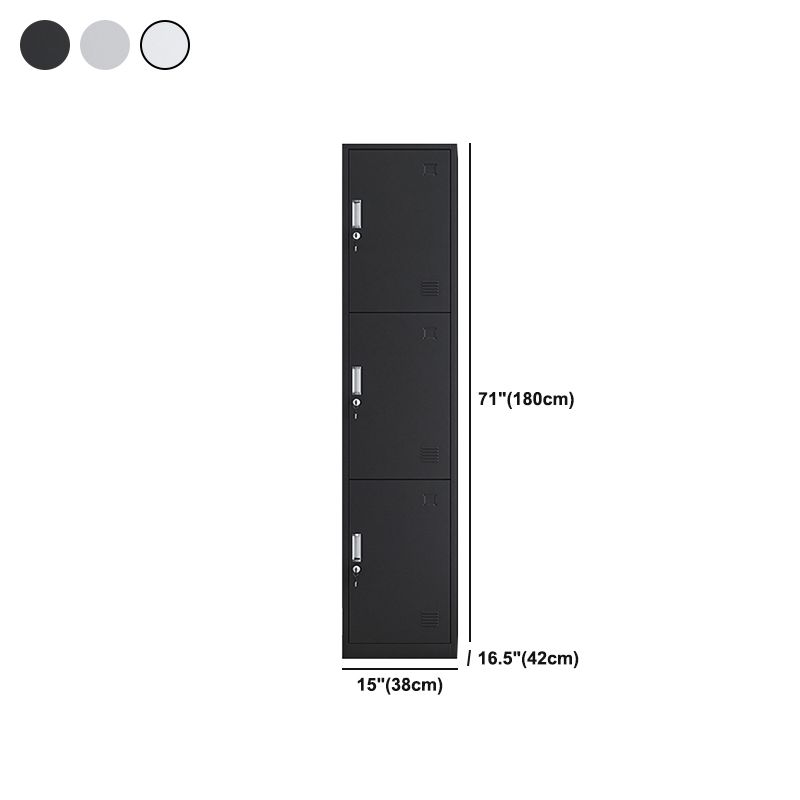 Contemporary Metal Wardrobe Cabinet Hinged Wardrobe Armoire for Home