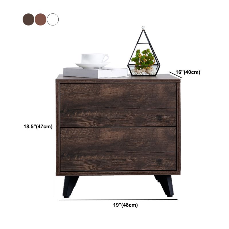 15.74" Wide Contemporary Accent Chest with Drawers Rectangle  Wood Chest