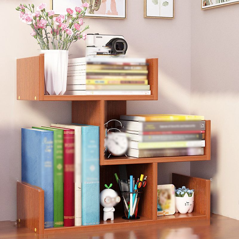 Contemporary Style Bookshelf Open Bookcase for Study Room and Home Office