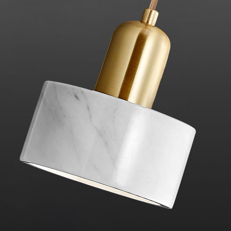 Shaded Dinning Room Pendant Lighting Fixture Stone Modern Suspension Pendant Light