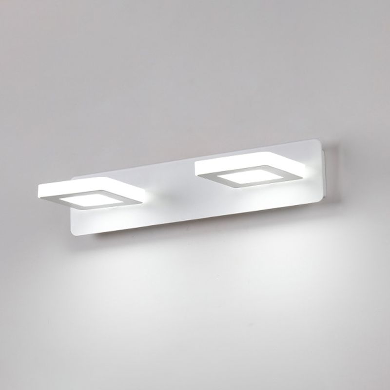 Postmodern Metal tocador Ligero blanco Multi luces LED Mirror Light para baño