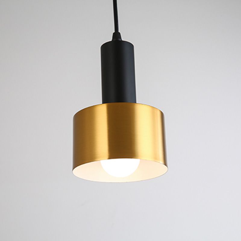 Geometric Hanging Light Fixtures Modern 1-Light Suspension Lamp with Acrylic Shade