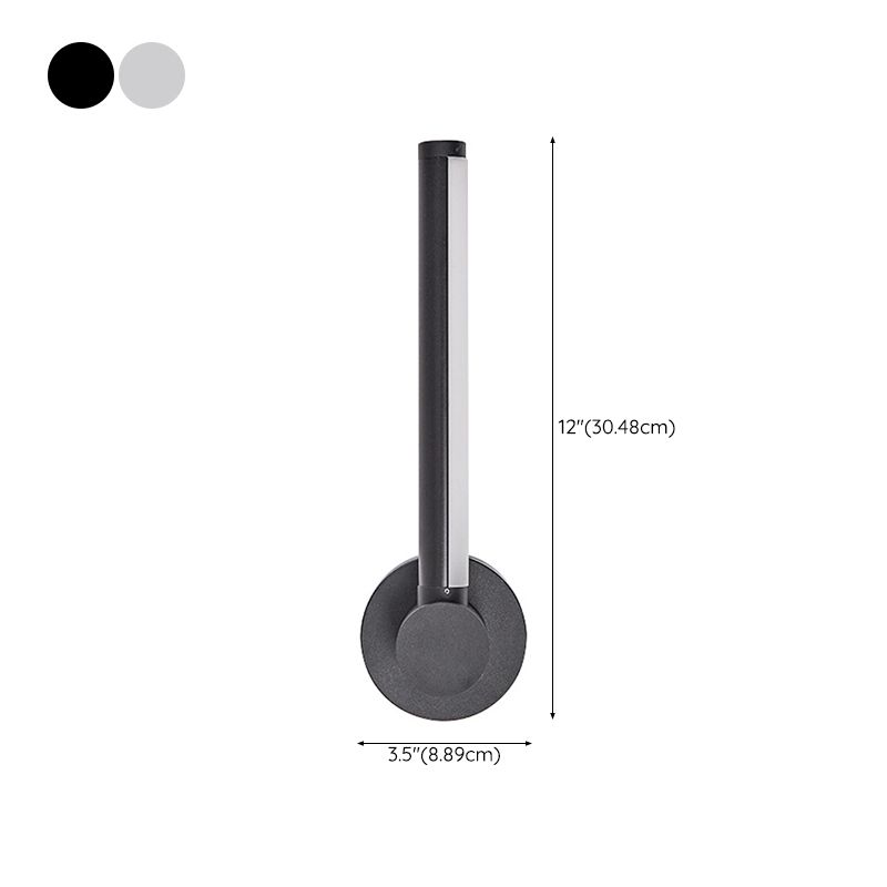 Modern Simple Aluminum Wall Light Strip Shape LED Rotatable Wall Lamp for Living Room