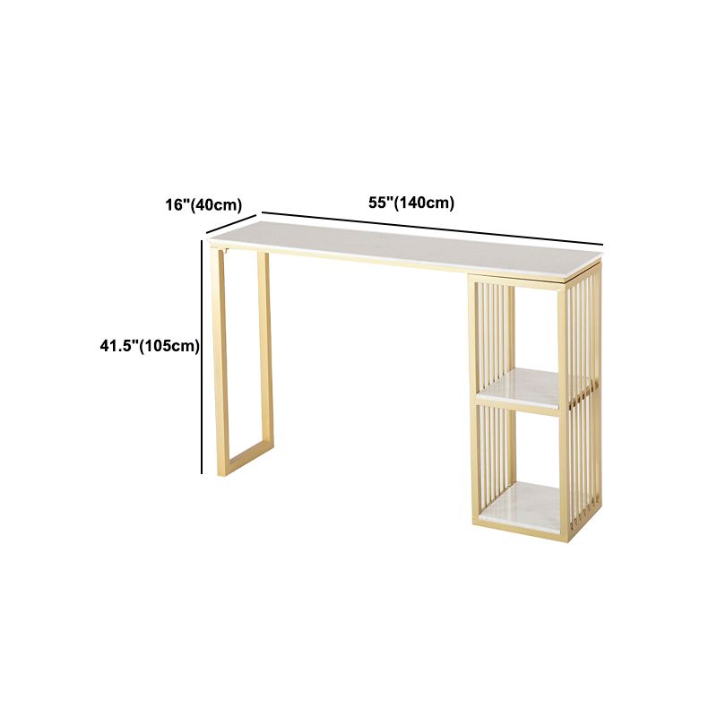 Rectangular Bar Table Set Glam 1/2/3/5 Pieces Bar Table and Stools for Dining Room