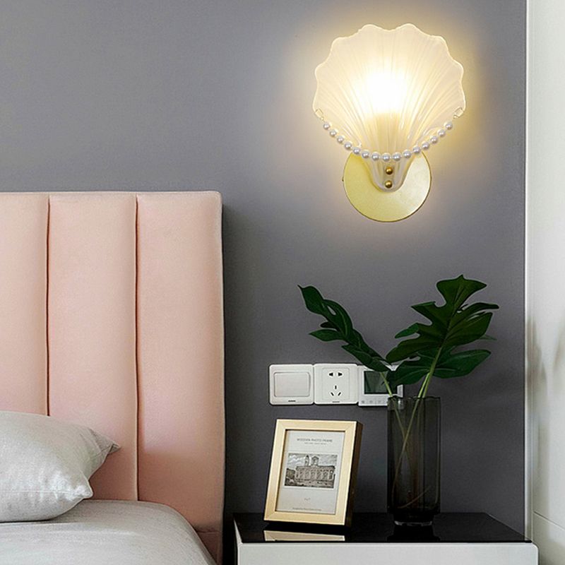 Modern Unique Wall Lamp Glass Wall Sconce Lighting for Bedroom