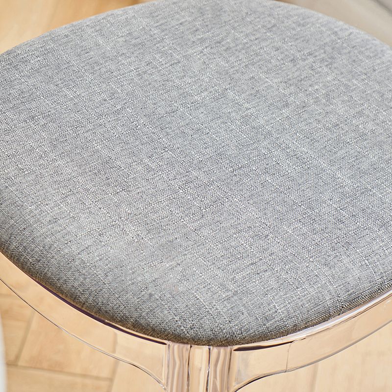 Contemporary Dining Side Chair Plastic Solid Back Chair for Dining Room