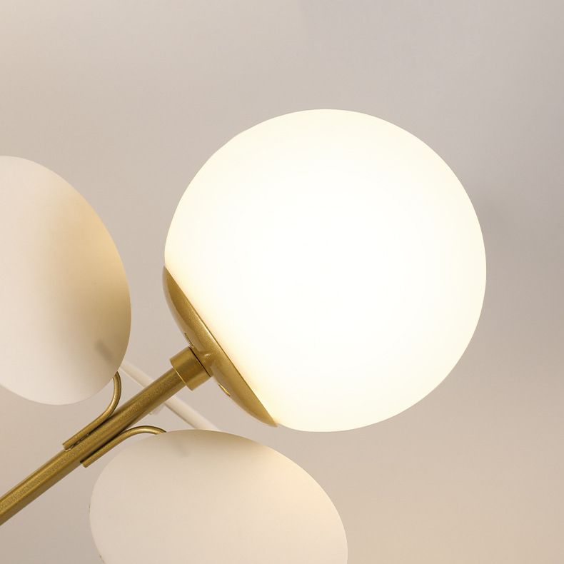 Glass Flush Mount Sputnik Light Contemporary Semi Flush for Living Room