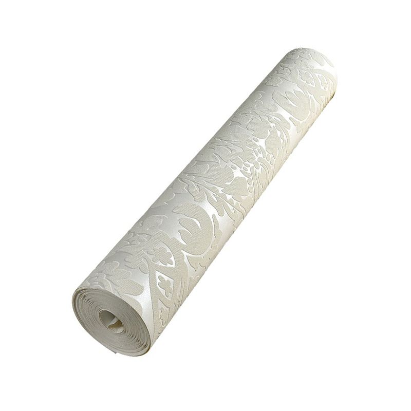 European Jacquard Wallpaper Roll for Living Room 57.1-sq ft Wall Art in Pastel Color