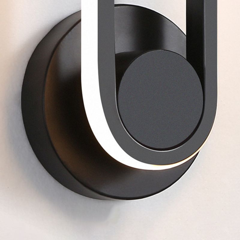 Rotatable Wall Lamp Modern LED Wall Mount Lamp with Plastic Shade for Bedroom