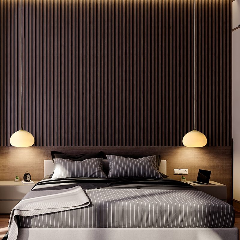 Glass Shaded Hanging Ceiling Light Modern Style Pendant Lighting Fixture in White