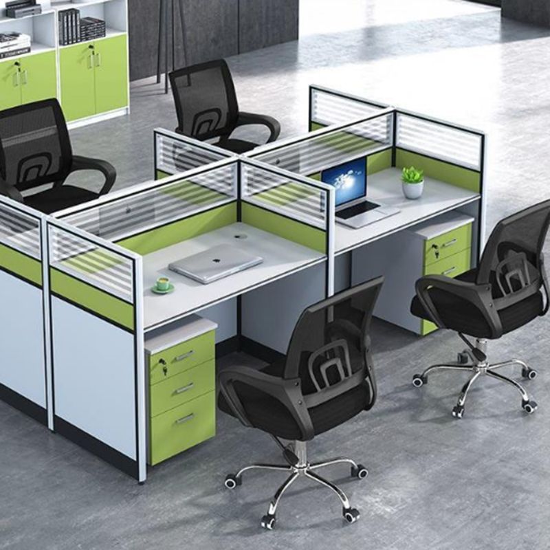 Modern Fixed Arms Office Chair Steel Height-adjustable Desk Chair