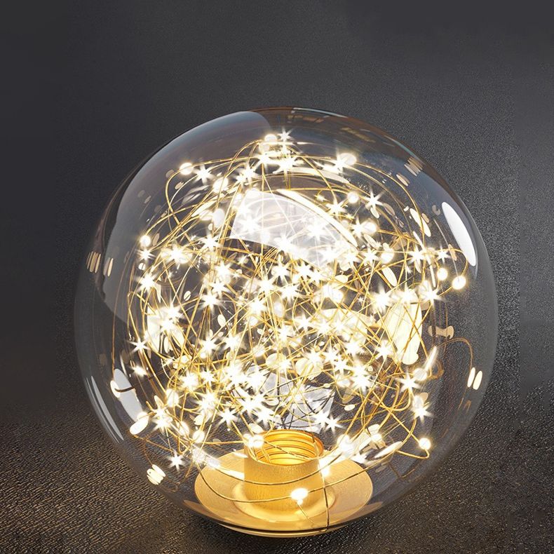 7-Light Contemporary Black/Golden Kitchen Island Lighting LED Ceiling Light for Bedroom