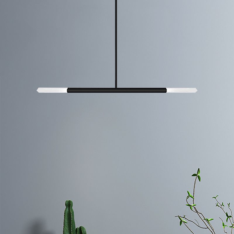 LED moderno de Tubo negro/blanco/dorado 2/4/6 LIGHTA ACRYLIC COSTING EN LA LUZ CALIENTE/BLANCA