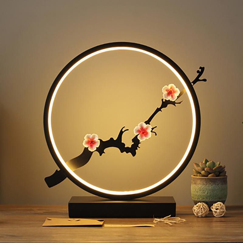 Modern 1-Light Table Lamp Strip Shape LED Desk Light with Silica Gel Shade for Living Room