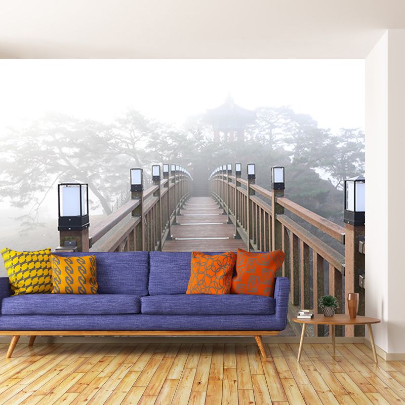 Space Extension Mural Modern Mildew Resistant for Wall Decor