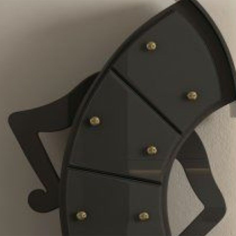 Glam Lingerie Chest Birch Vertical Storage Chest with Drawers for Bedroom