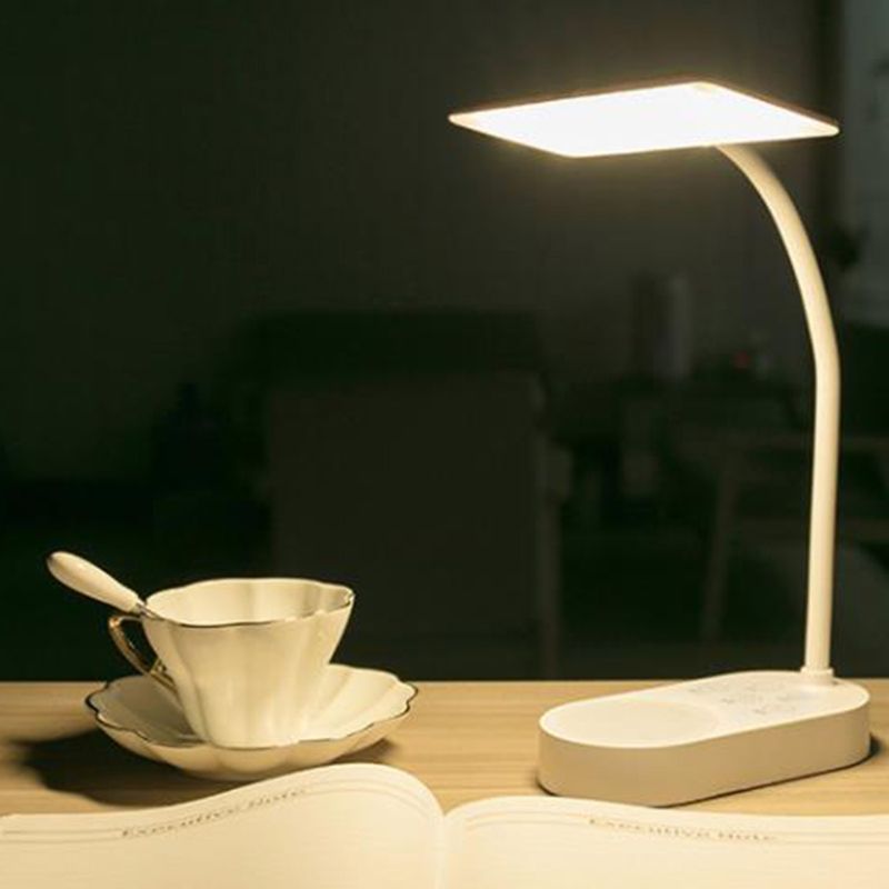 Panneau rectangulaire blanc lampe de bureau de bureau moderne LECTURE LED simple pour le chevet