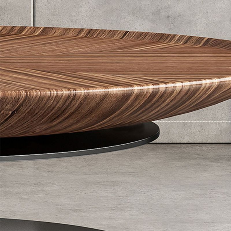 No Distressing Pedestal Coffee Table Modern Round Bunching Tables