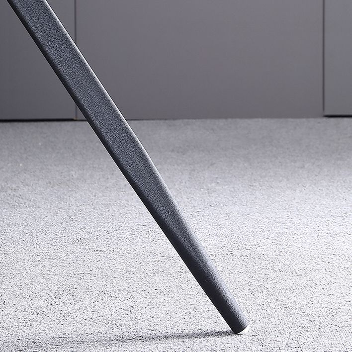 Modern Style Sintered Stone Dining Set with Round Shape Dinette Set with 3 Legs Base