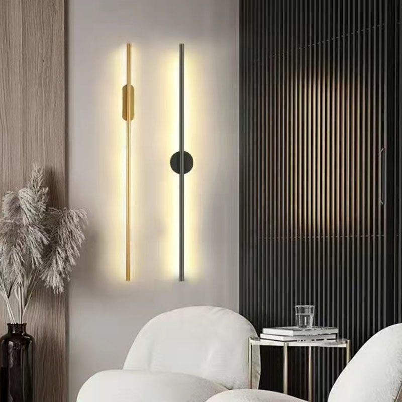 Lámpara de montaje de pared nórdica estilo LED de estilo LED de luz Luz de pared para sala de estar