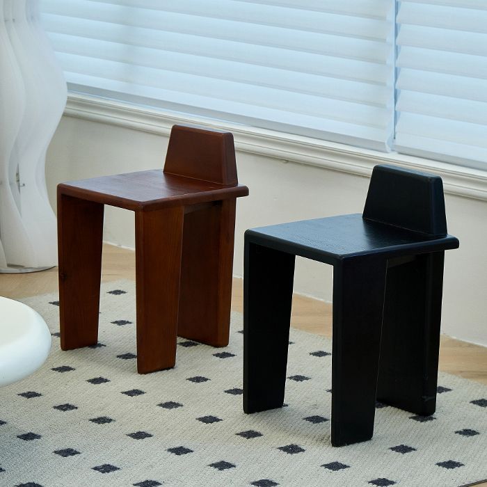 Contemporary Dining Room Solid Wood Parsons Armless Dining Chair