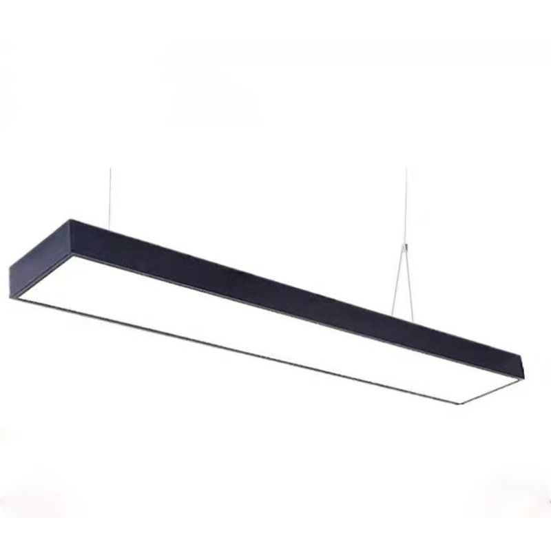 Bureau de style contemporain Rectangle en forme de pendentif LED Lumières décoratives