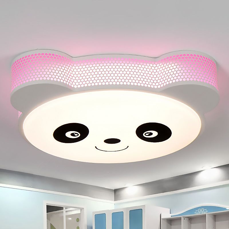 Cartoon Panda Unterputz-Deckenleuchte, Acryl-Deckenleuchte für den Kindergarten