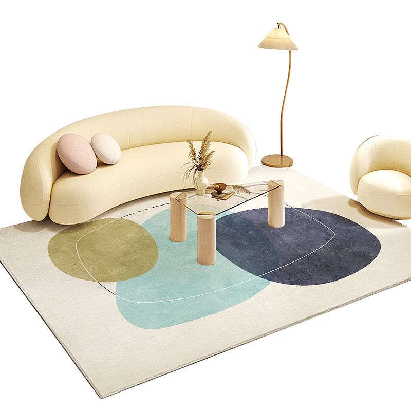 Alfombra de albaricoque alfombra poliéster alfombra de alfombra moderna alfombra para decoración del hogar