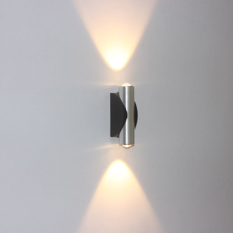 Modern Cylinder Up and Down LED Wall Sconce Metal Sconce Lights