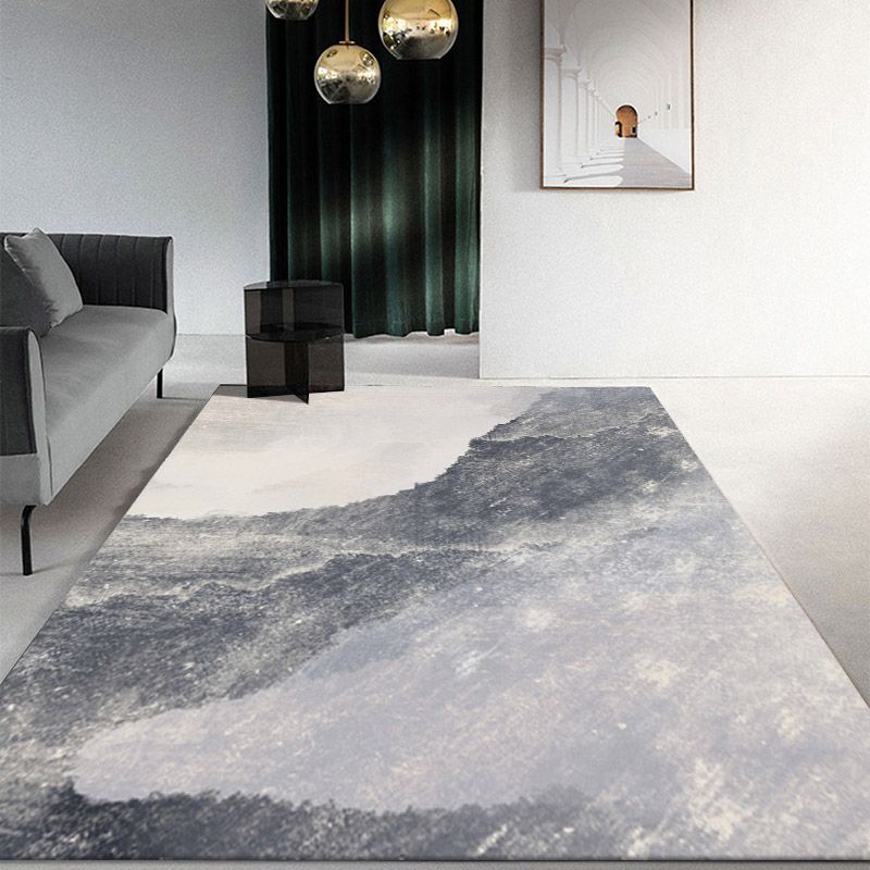 Stijlvol abstracte afdruktapijt Fancy Indoor Rug Polyester vlekbestendig tapijt voor thuisdecoratie