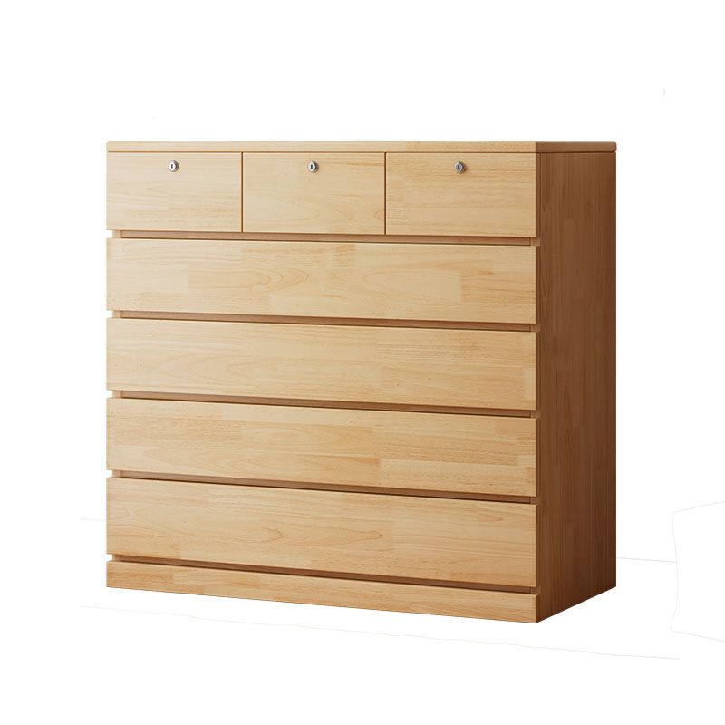 Modernism Horizontal Lingerie Chest Wooden Dresser with 5/7 Drawers for Home