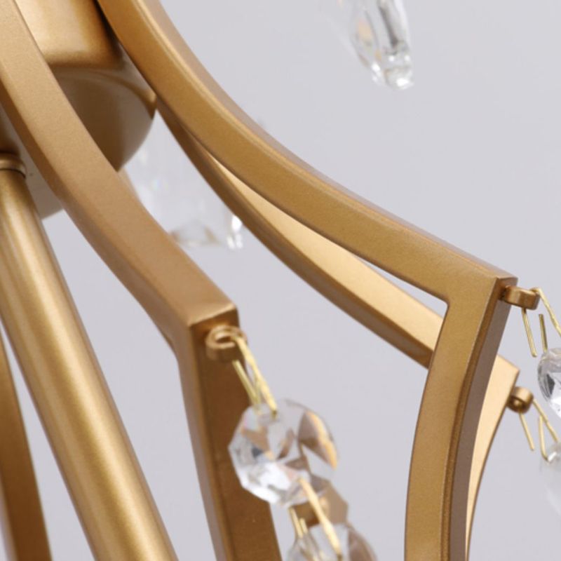 European Style Chandelier Candle Crystal Ceiling Chandelier for Bedroom