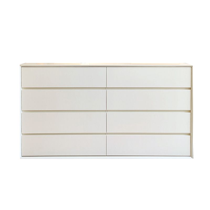 Contemporary Pine Horizontal Storage Chest with Soft-Close Drawers for Home
