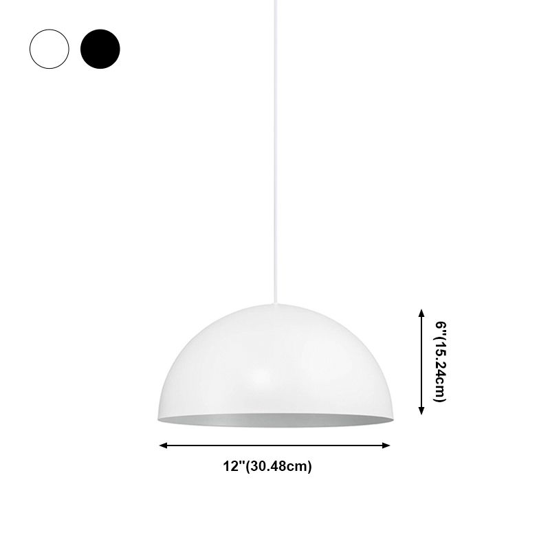 Bowl Shade Hanging LightingModern Style Metal Pendant Light Pendant For Milk Tea Shop