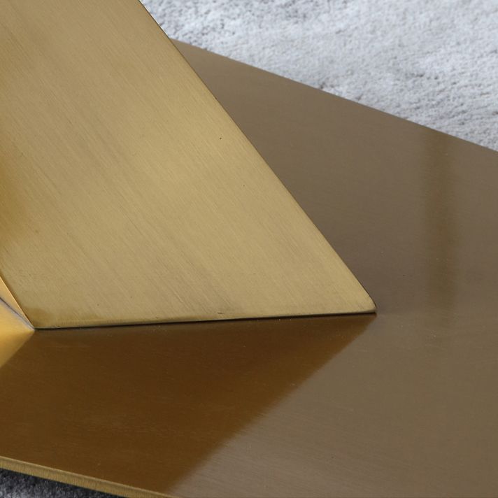 Sintered Stone Dining Table Luxury Style Pedestal Table for Dining Room