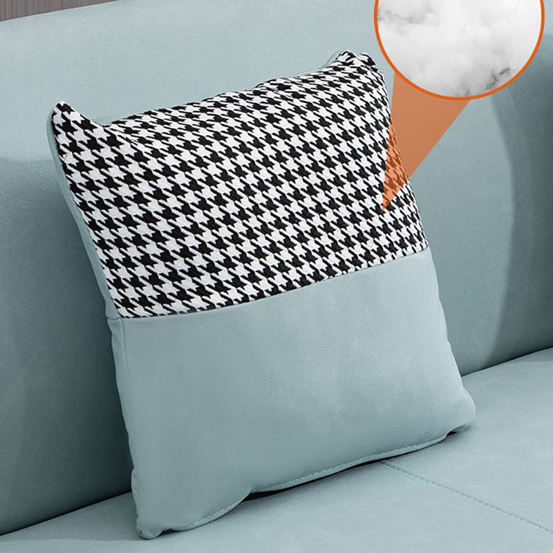 Pillows Included Standard Sofa Stain Resistant Settee with Leg