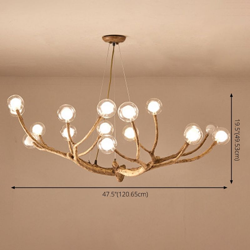 Lampadino Creative Creative Creative Contemporary Light Lights Aibeli del soffitto in vetro chiaro per la caffetteria