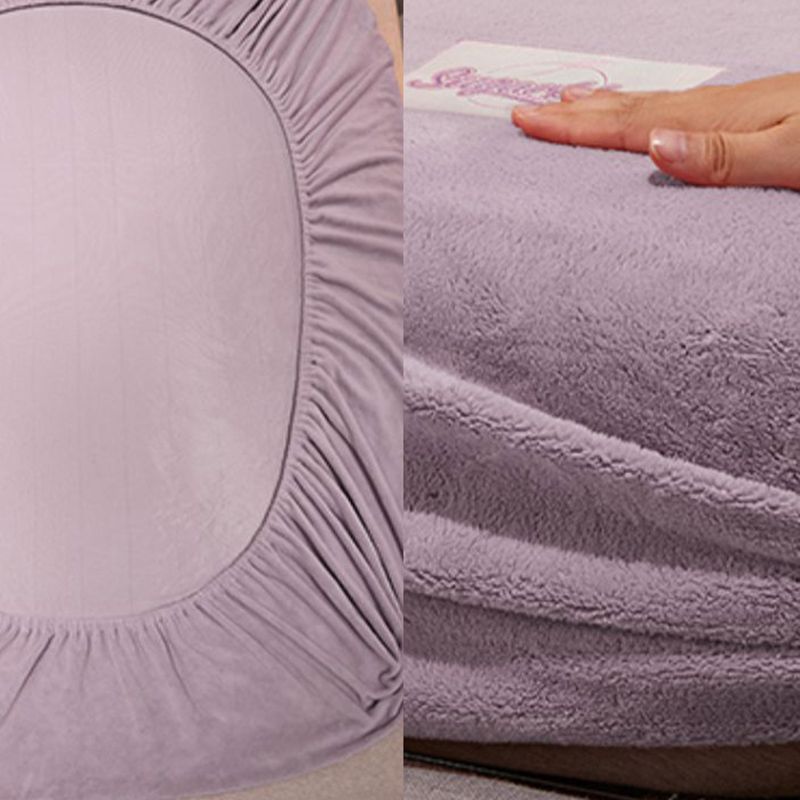 Polyester Bed Sheet Set Solid Color Extra Soft Bed Sheet Set