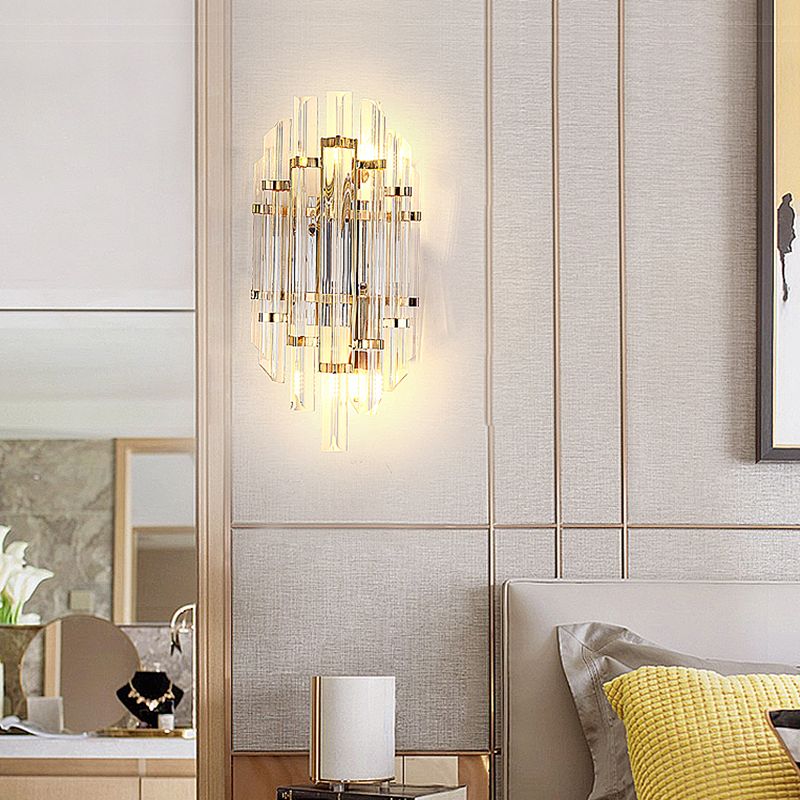 Contemporary Style Wall Light Sconce Creative Crystal Wall Light Fixture for Bedroom