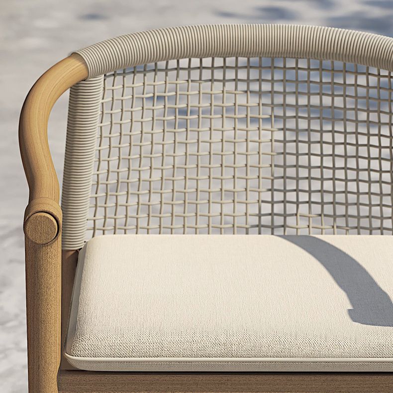 Bohemian Style Solid Wood Dining Table Set 1/6/7 Pieces Dining Table Set for Outdoor